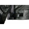 Vintage Retro Classic Black Leather Motorcycle Jacket
